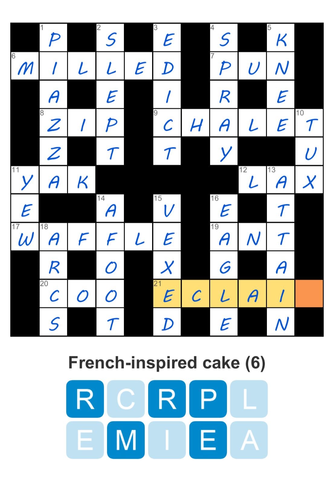 Puzzle Page Crossword April 23 2026