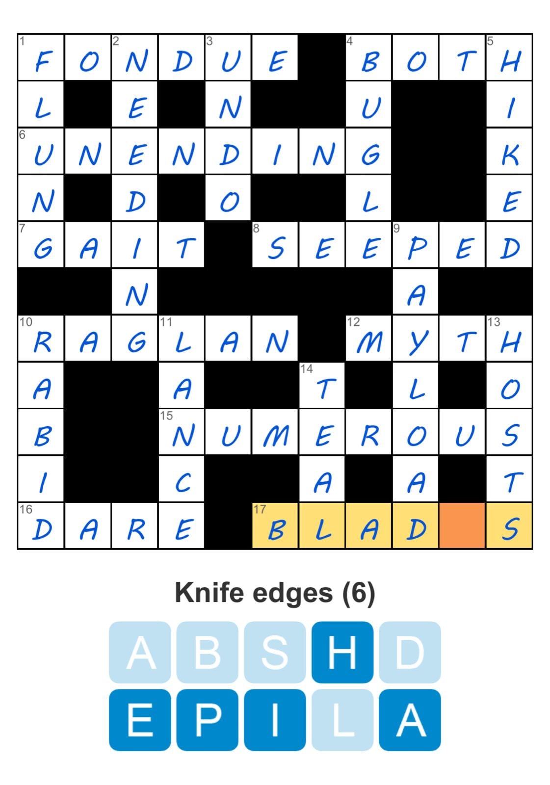 Puzzle Page Crossword April 25 2026