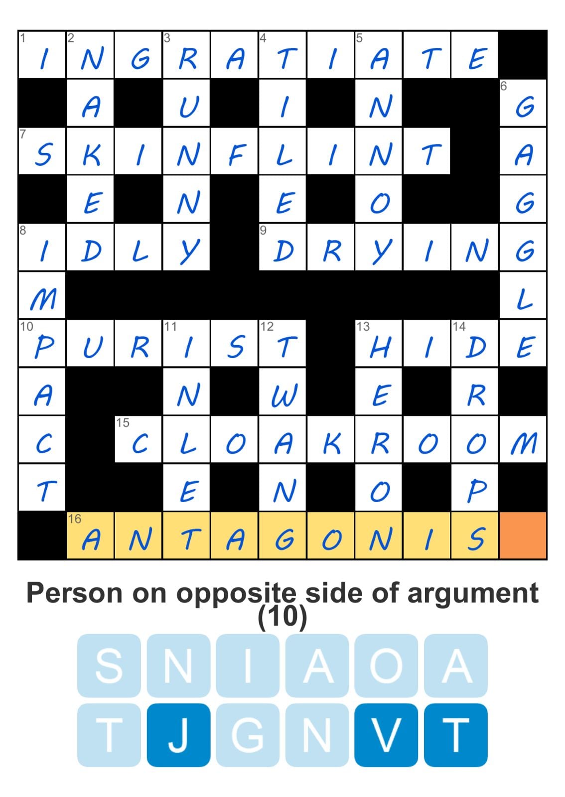 Puzzle Page Crossword April 4 2026