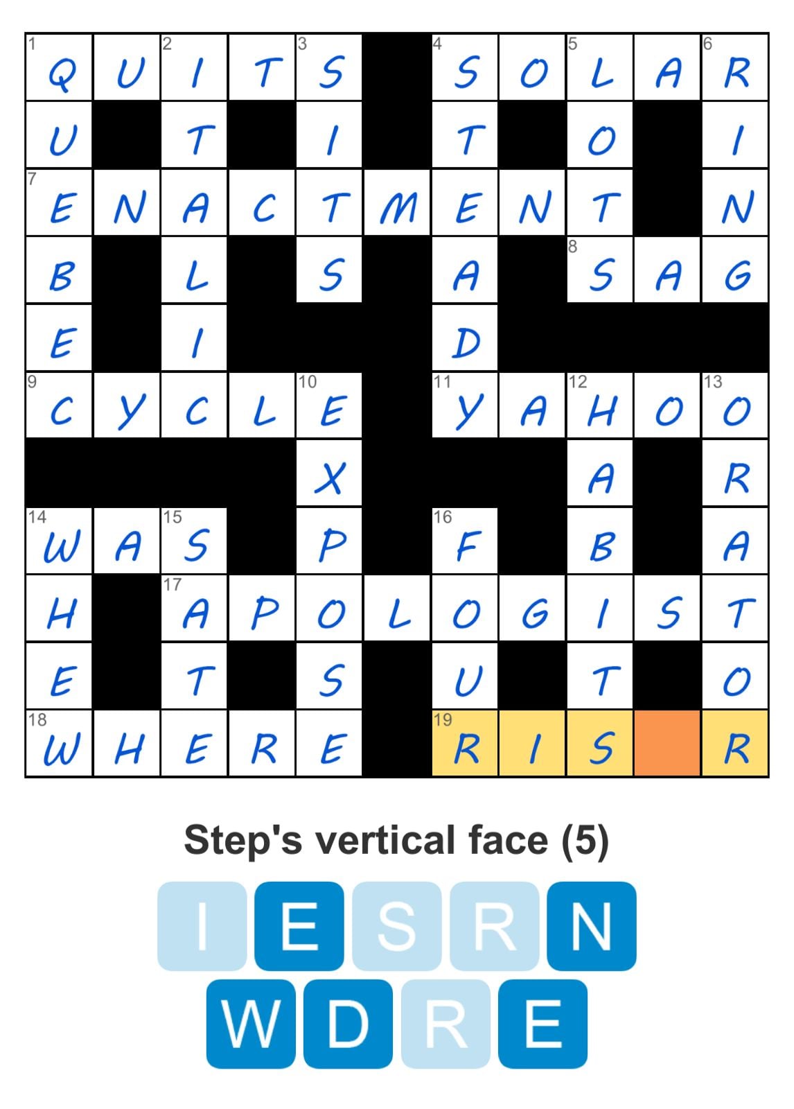 Puzzle Page Crossword April 9 2026
