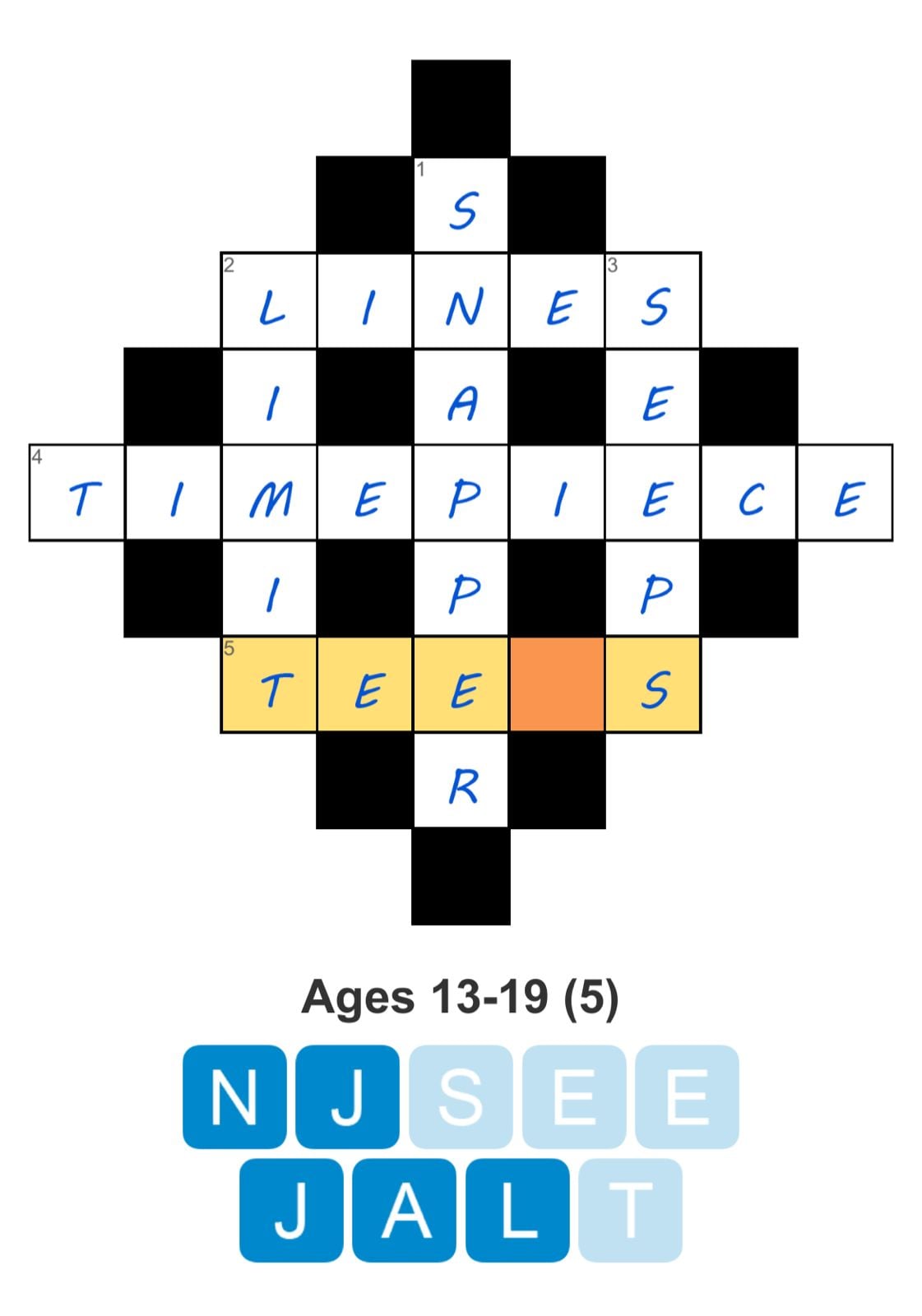 Puzzle Page Diamond April 11 2026