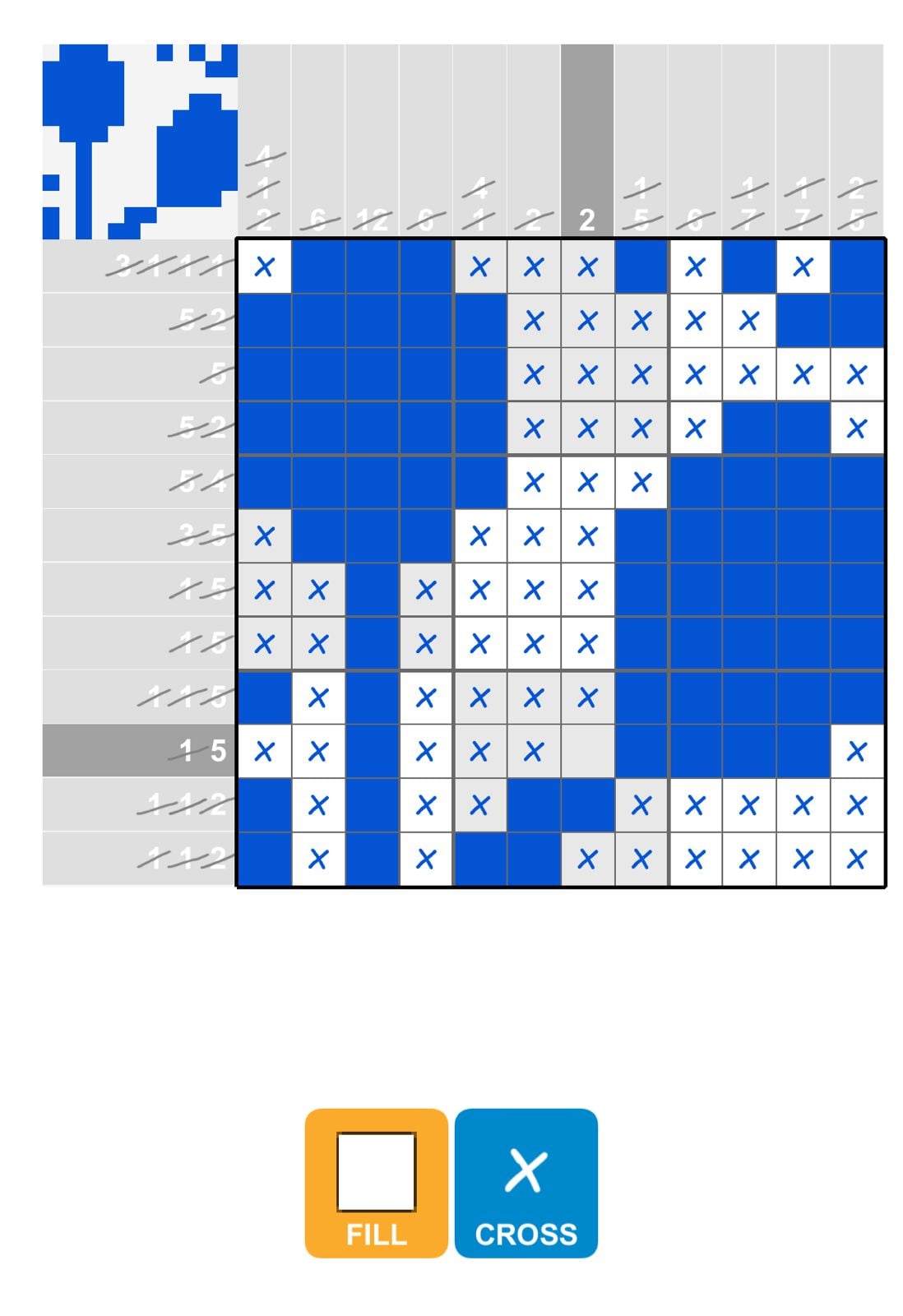 Puzzle Page Picture Cross April 12 2026 Puzzle Page Picture Cross April 12 2026