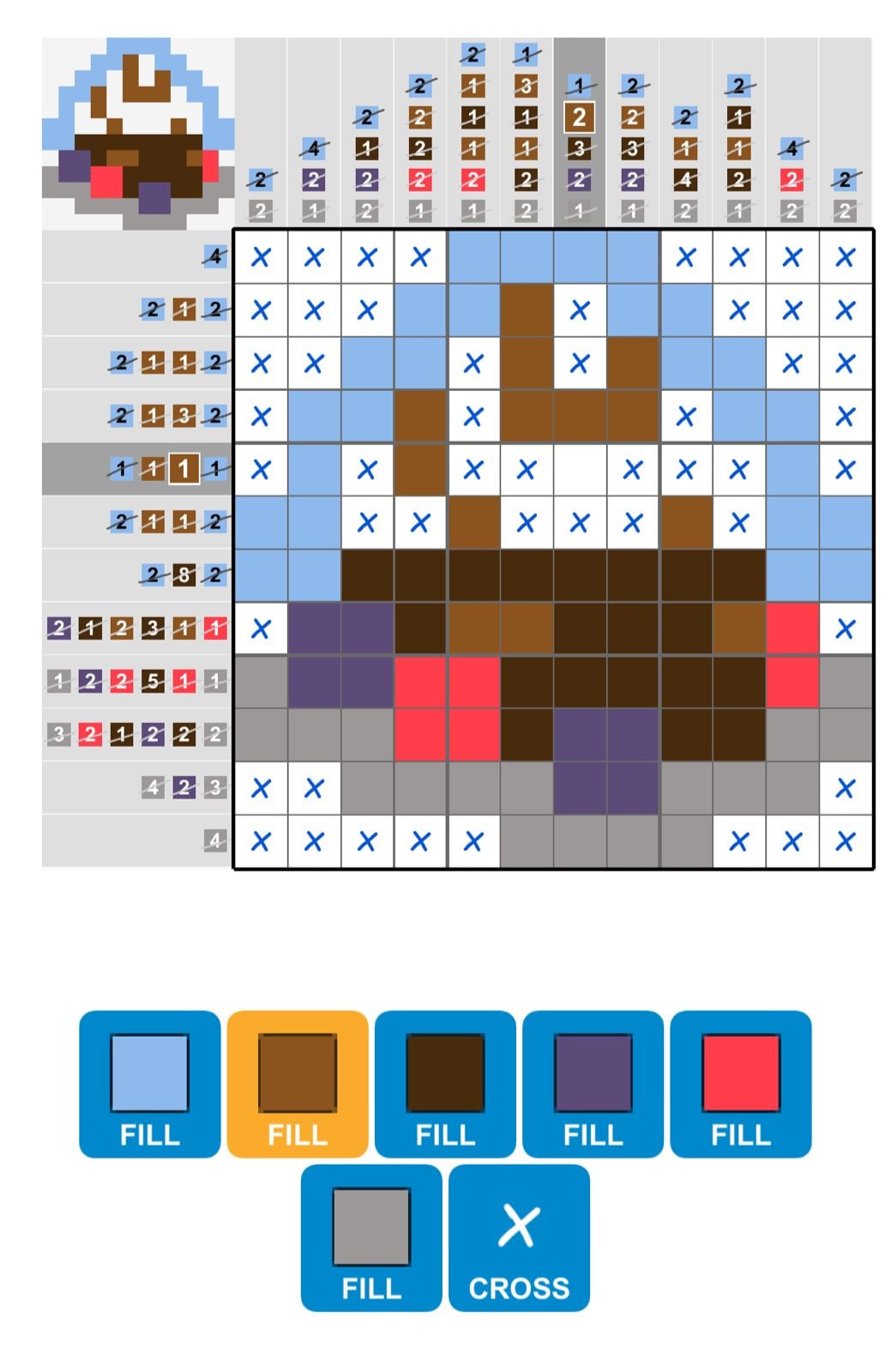 Puzzle Page Picture Cross April 25 2026