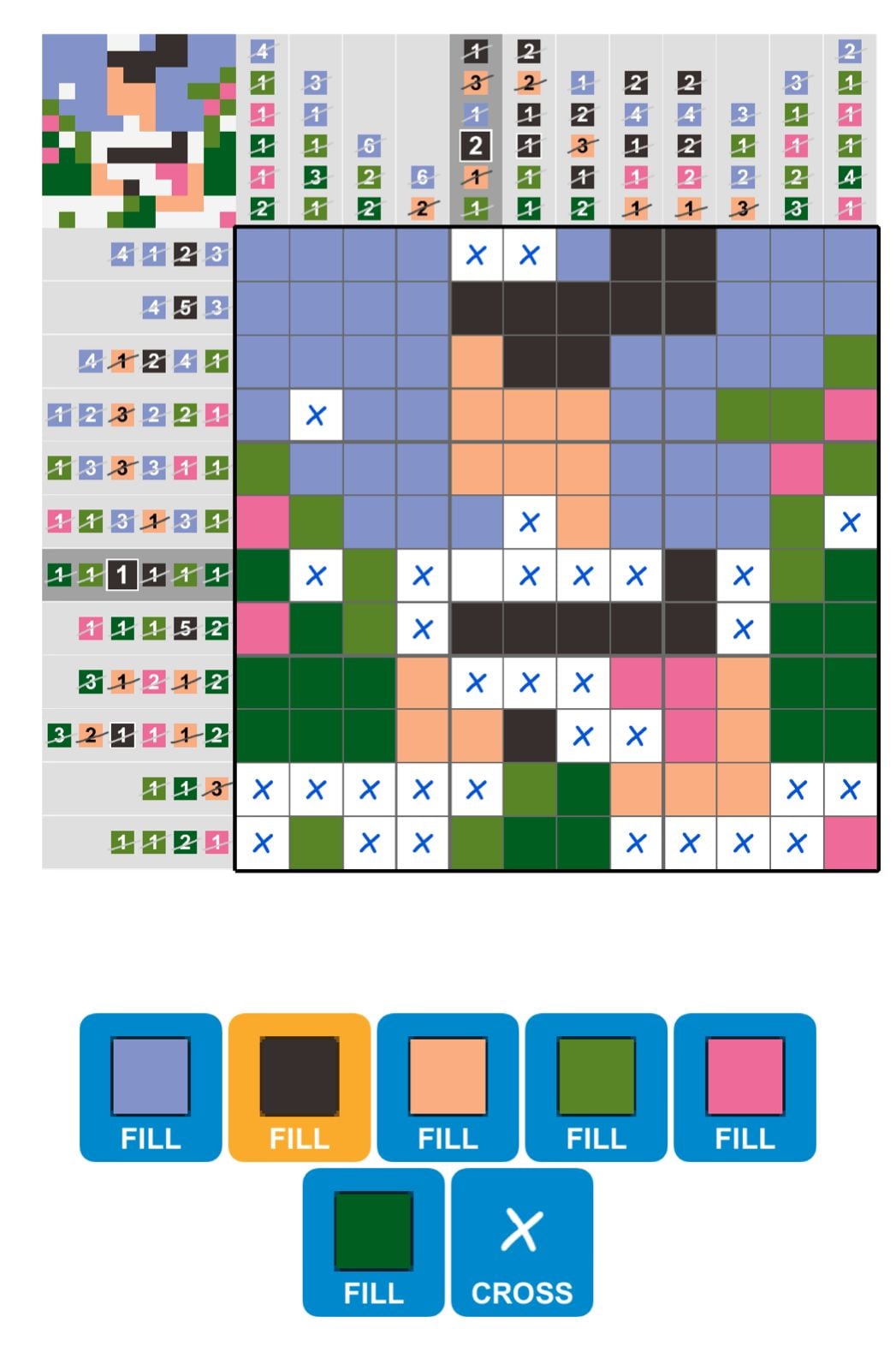 Puzzle Page Picture Cross April 9 2026 Puzzle Page Picture Cross April 9 2026