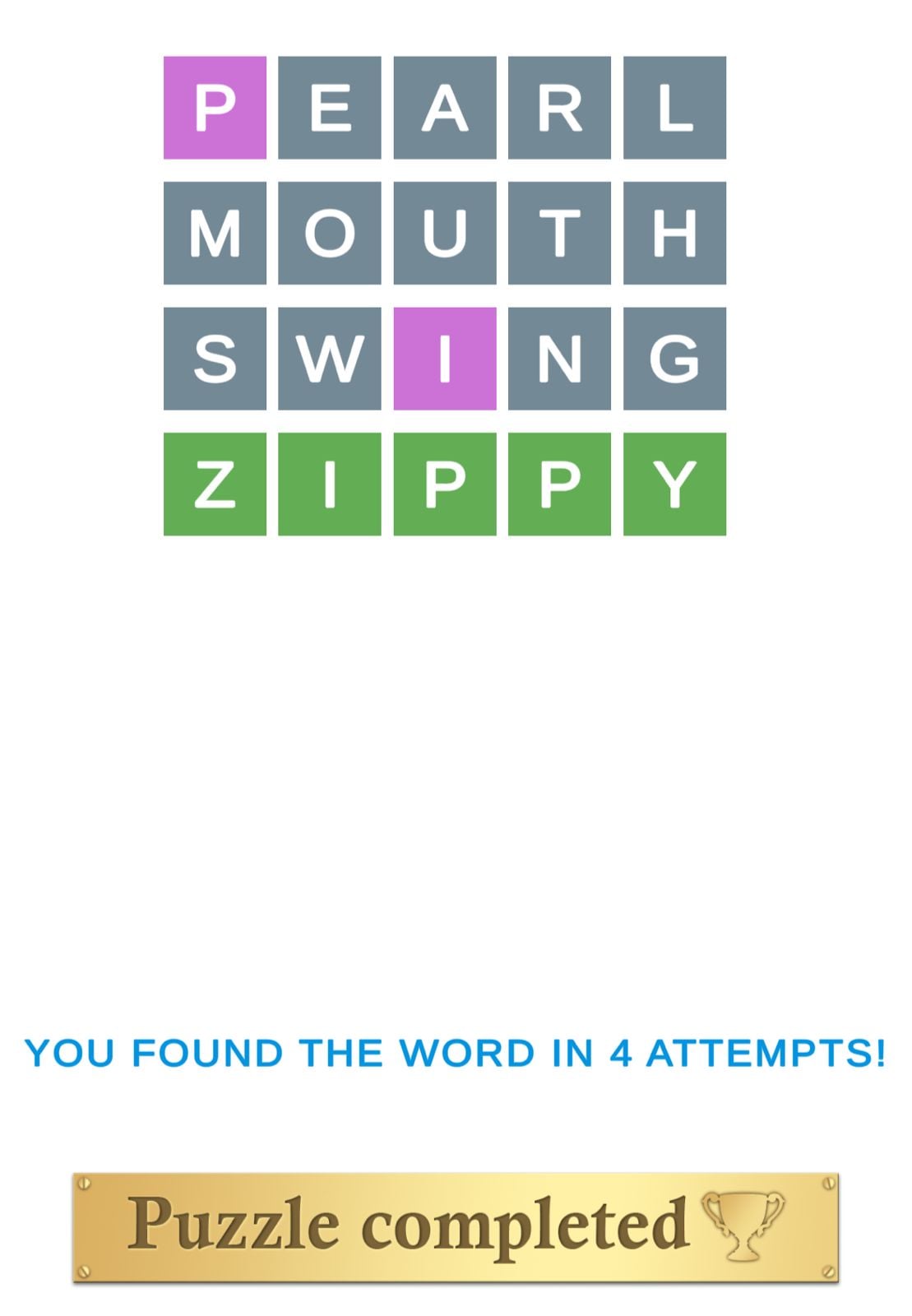 Puzzle Page Wordy April 10 2026