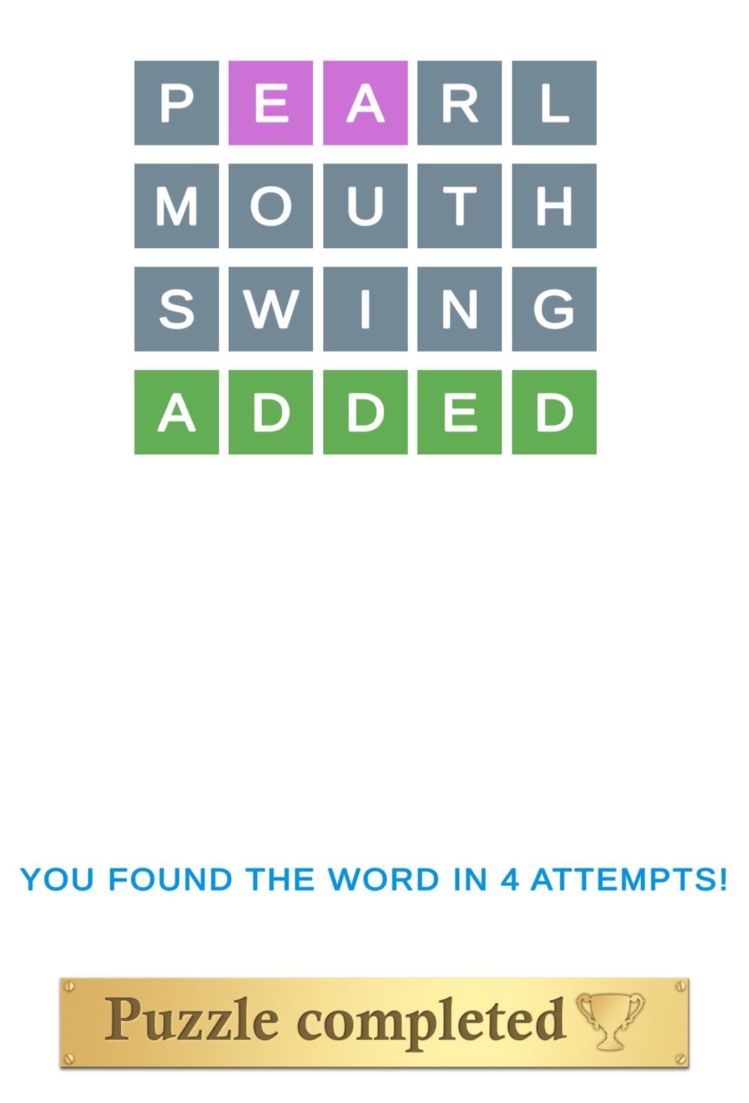 Puzzle Page Wordy April 15 2026