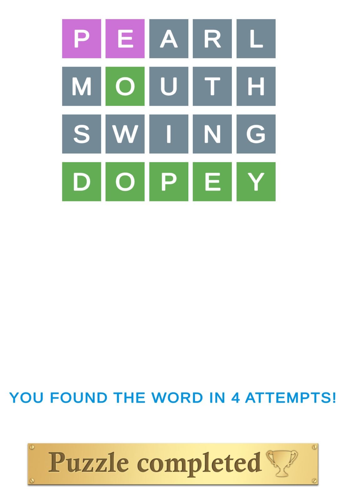 Puzzle Page Wordy April 2 2026