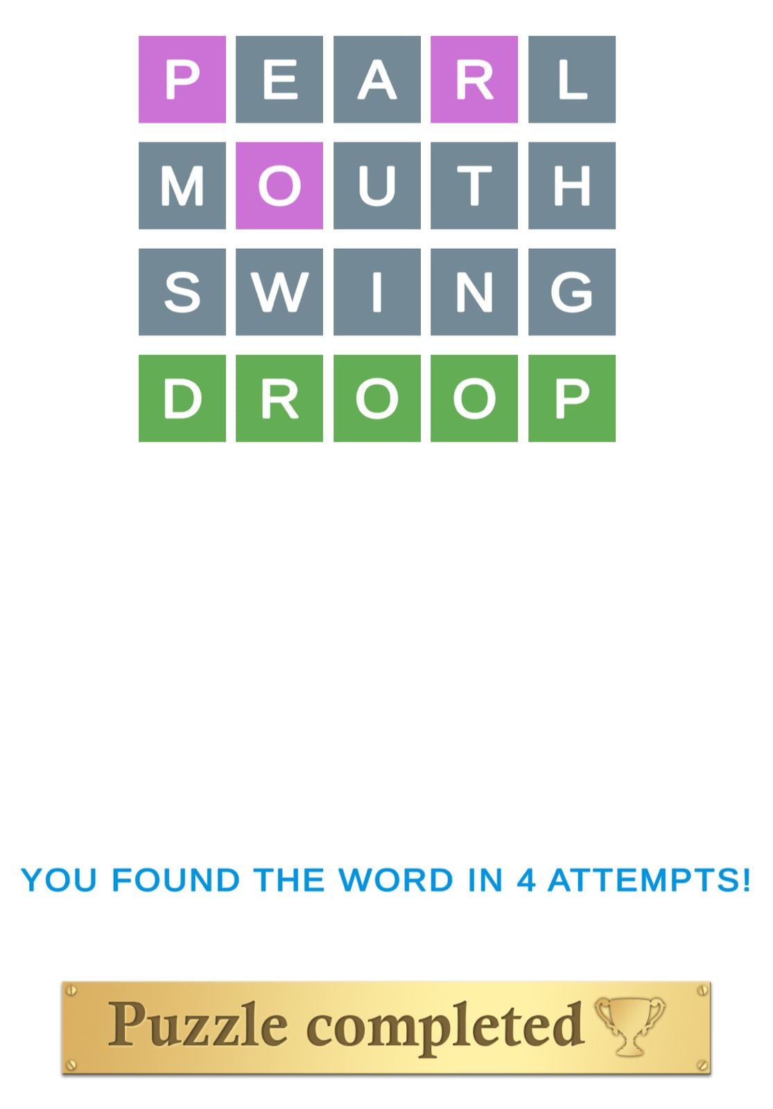 Puzzle Page Wordy April 21 2026