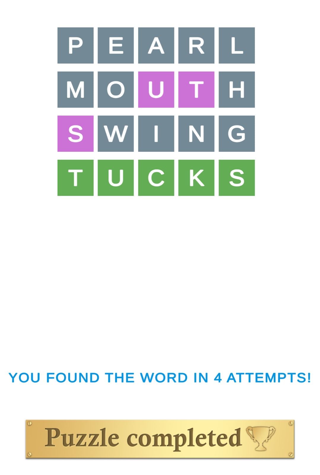 Puzzle Page Wordy April 28 2026