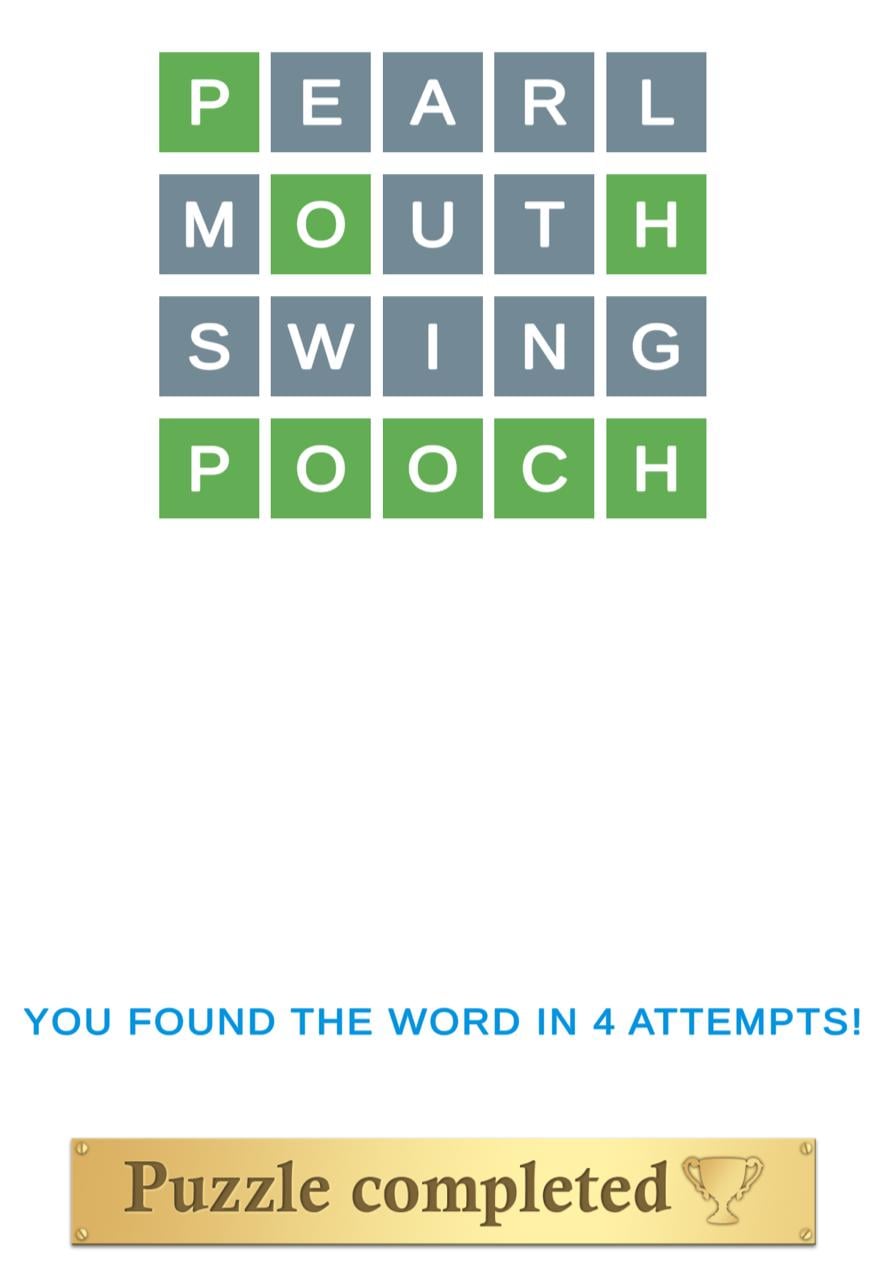 Puzzle Page Wordy April 5 2026