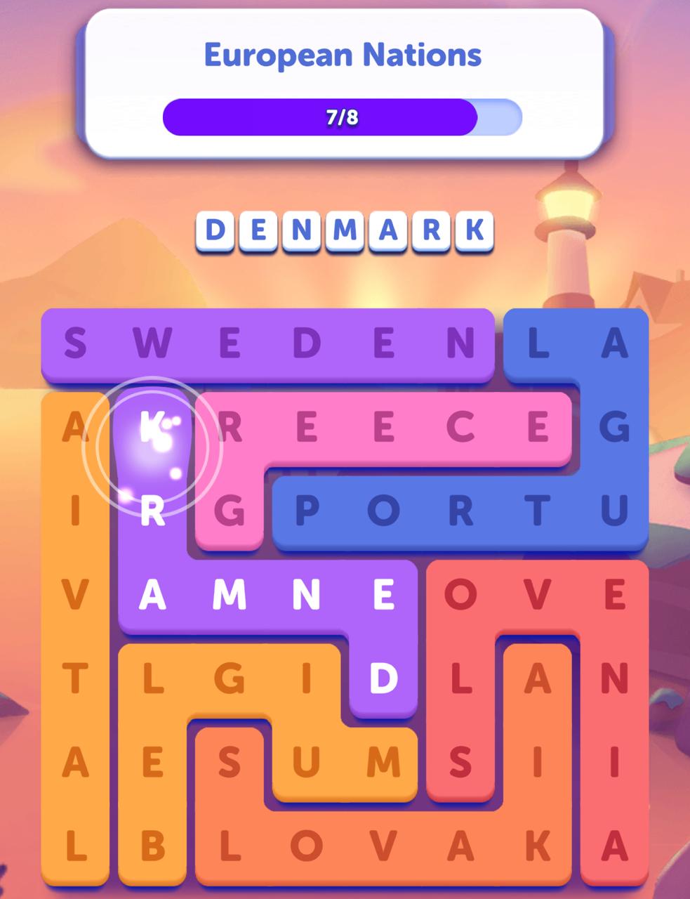 Word Lanes Daily Unwind April 18 2026