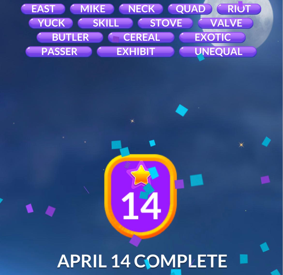 Word Stacks Daily Puzzle April 14 2026