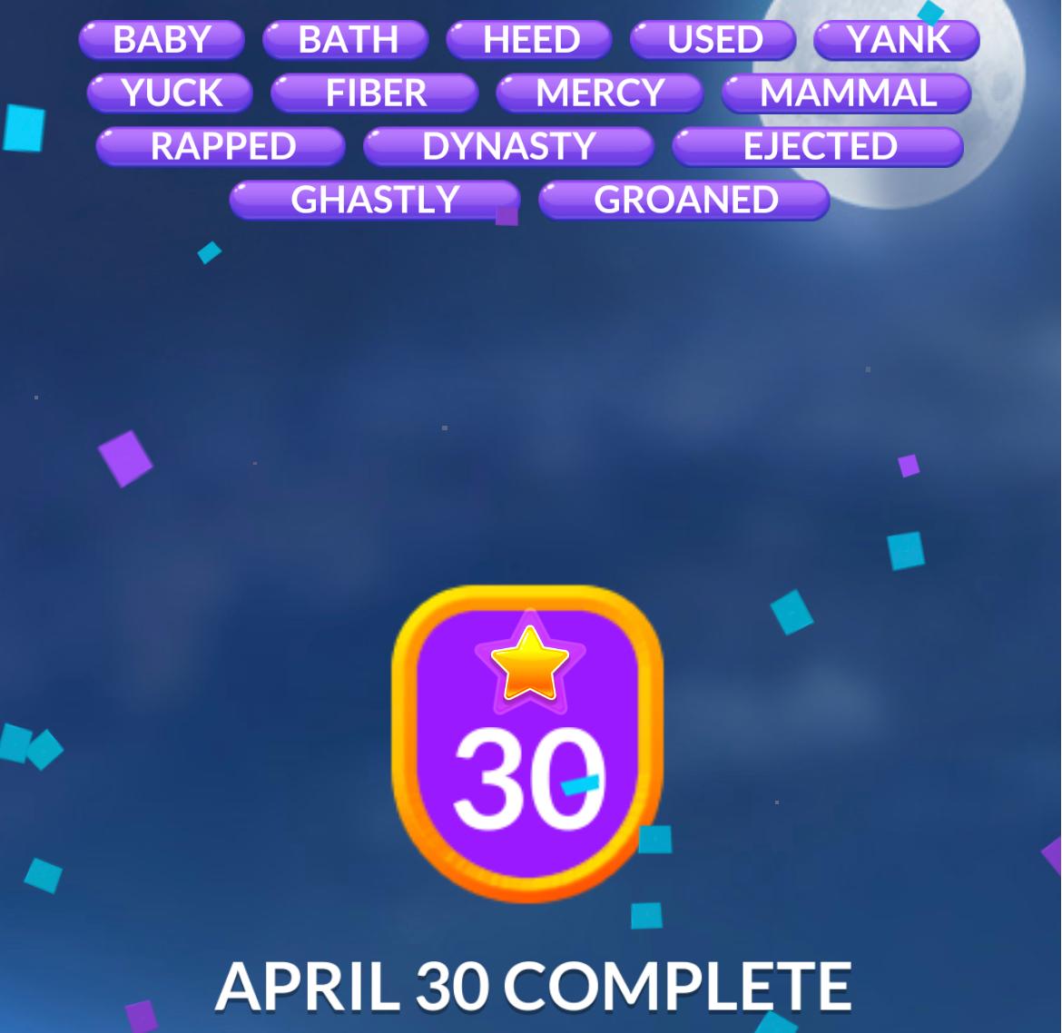 Word Stacks Daily Puzzle April 30 2026