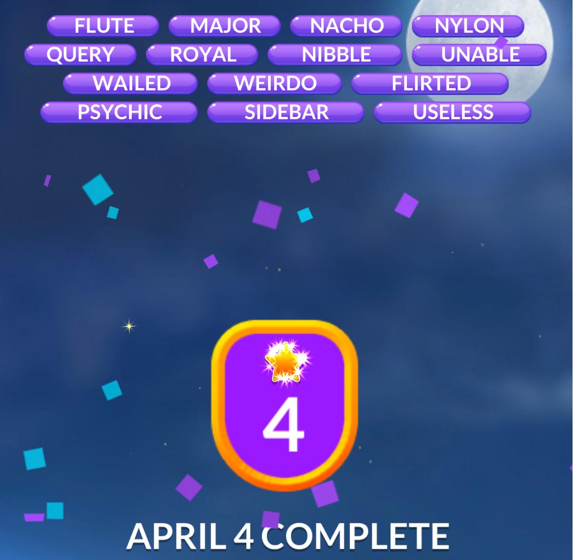 Word Stacks Daily Puzzle April 4 2026