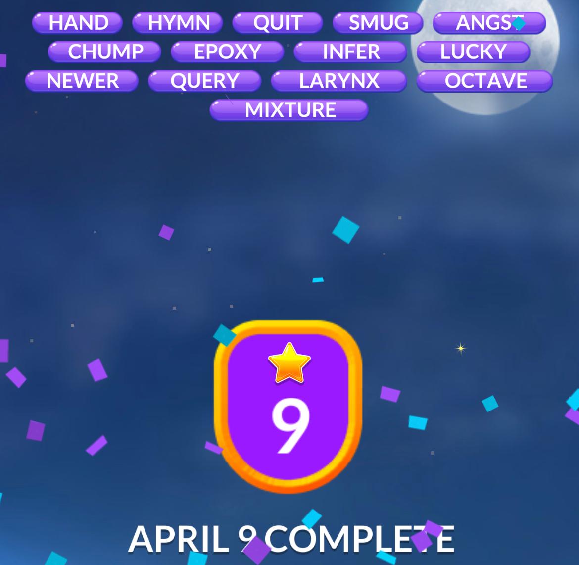 Word Stacks Daily Puzzle April 9 2026