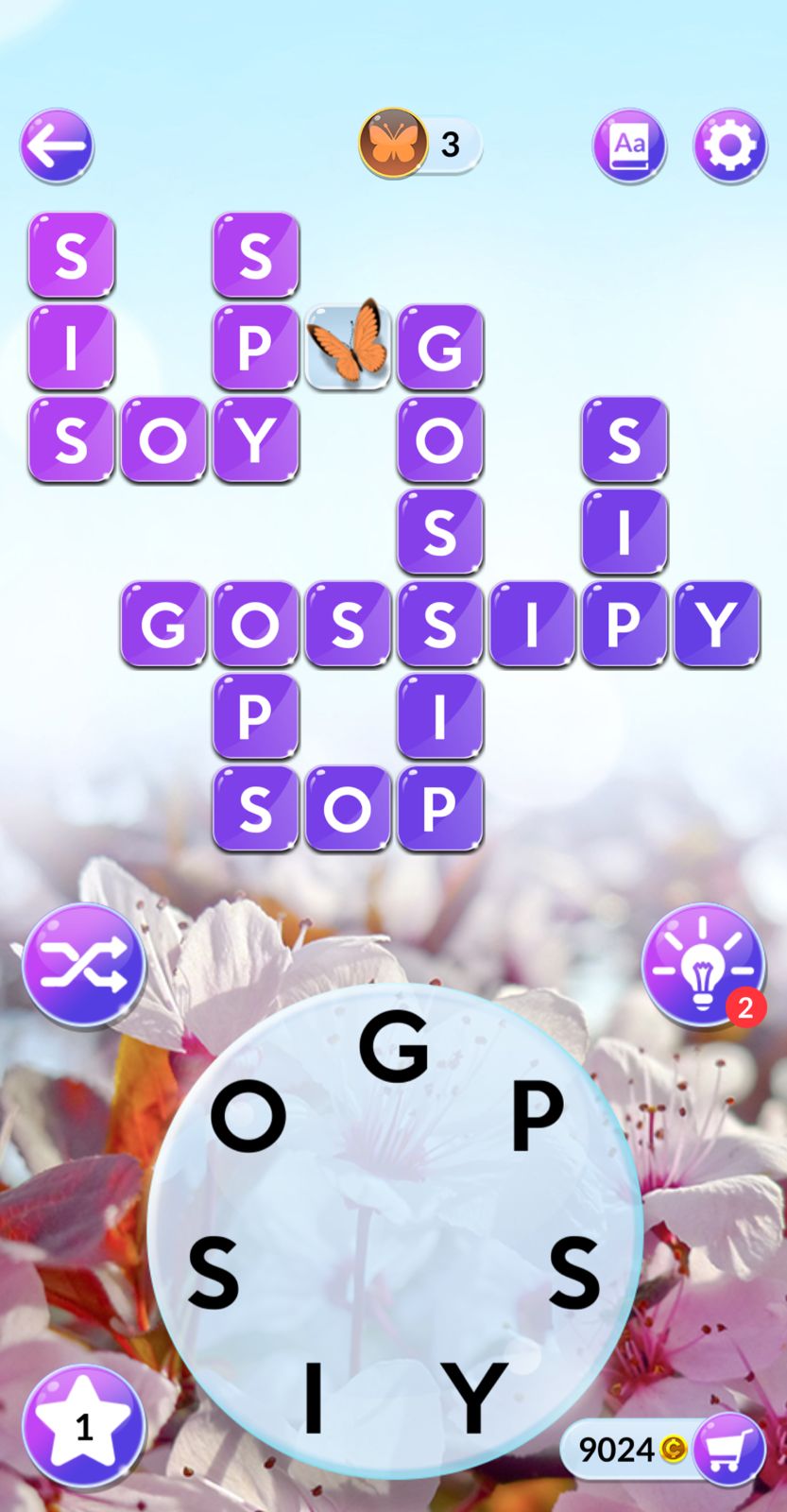 Wordscapes In Bloom Daily May 1 2026