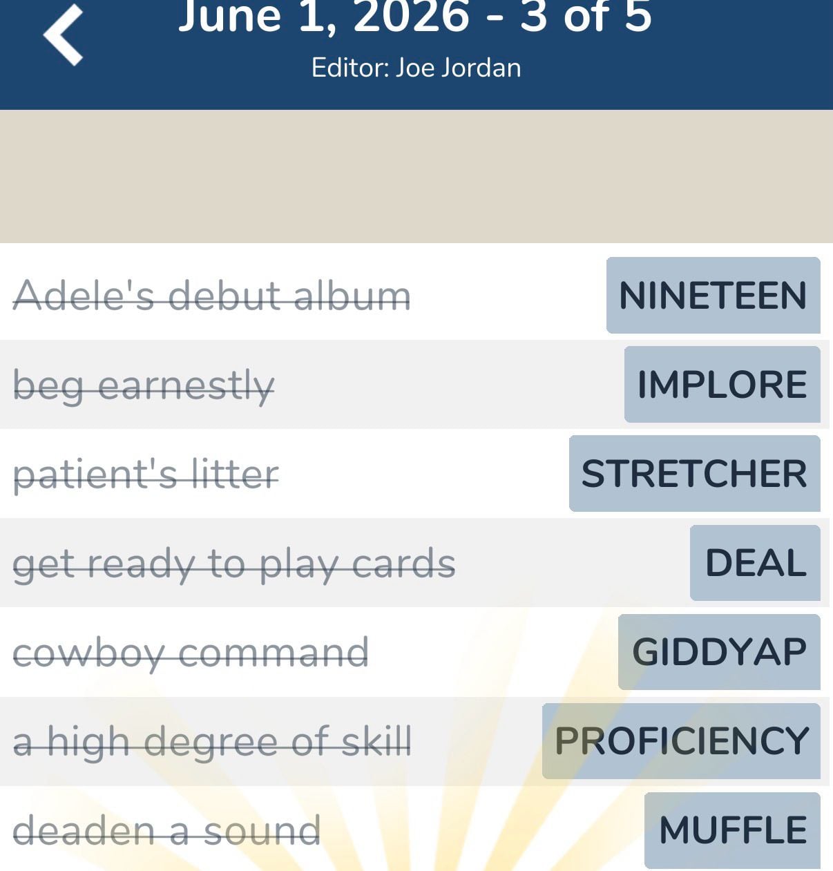 7 Little Words June 1 2026 3 7 Little Words June 1 2026 3