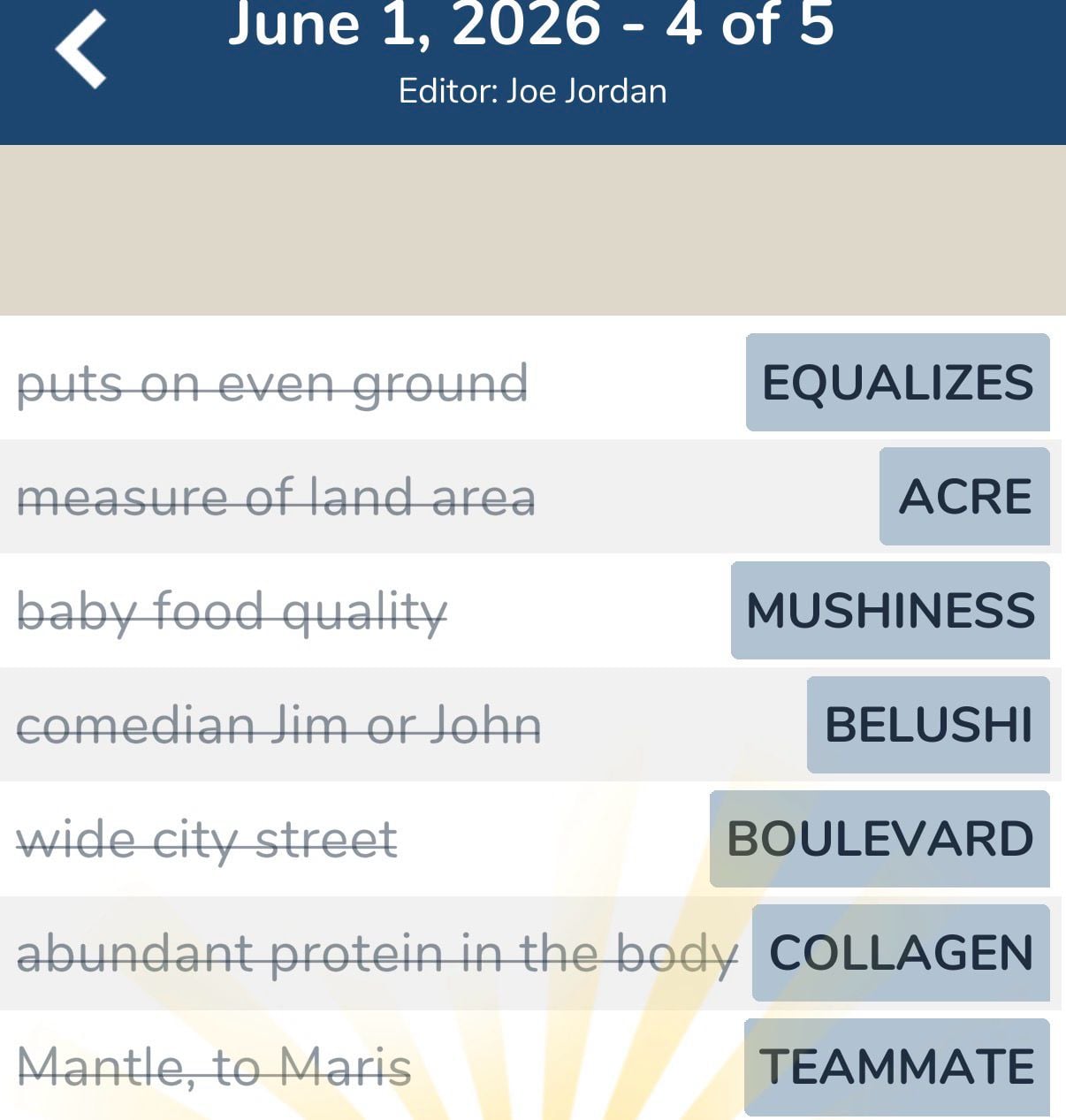 7 Little Words June 1 2026 4 7 Little Words June 1 2026 4