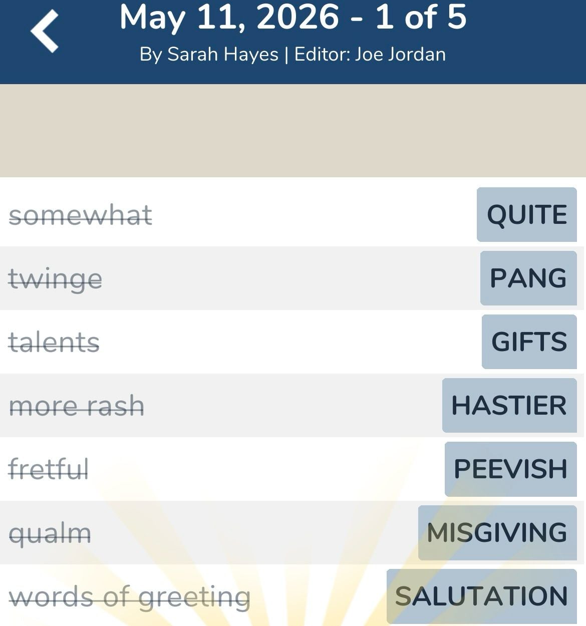7 Little Words May 11 2026 1