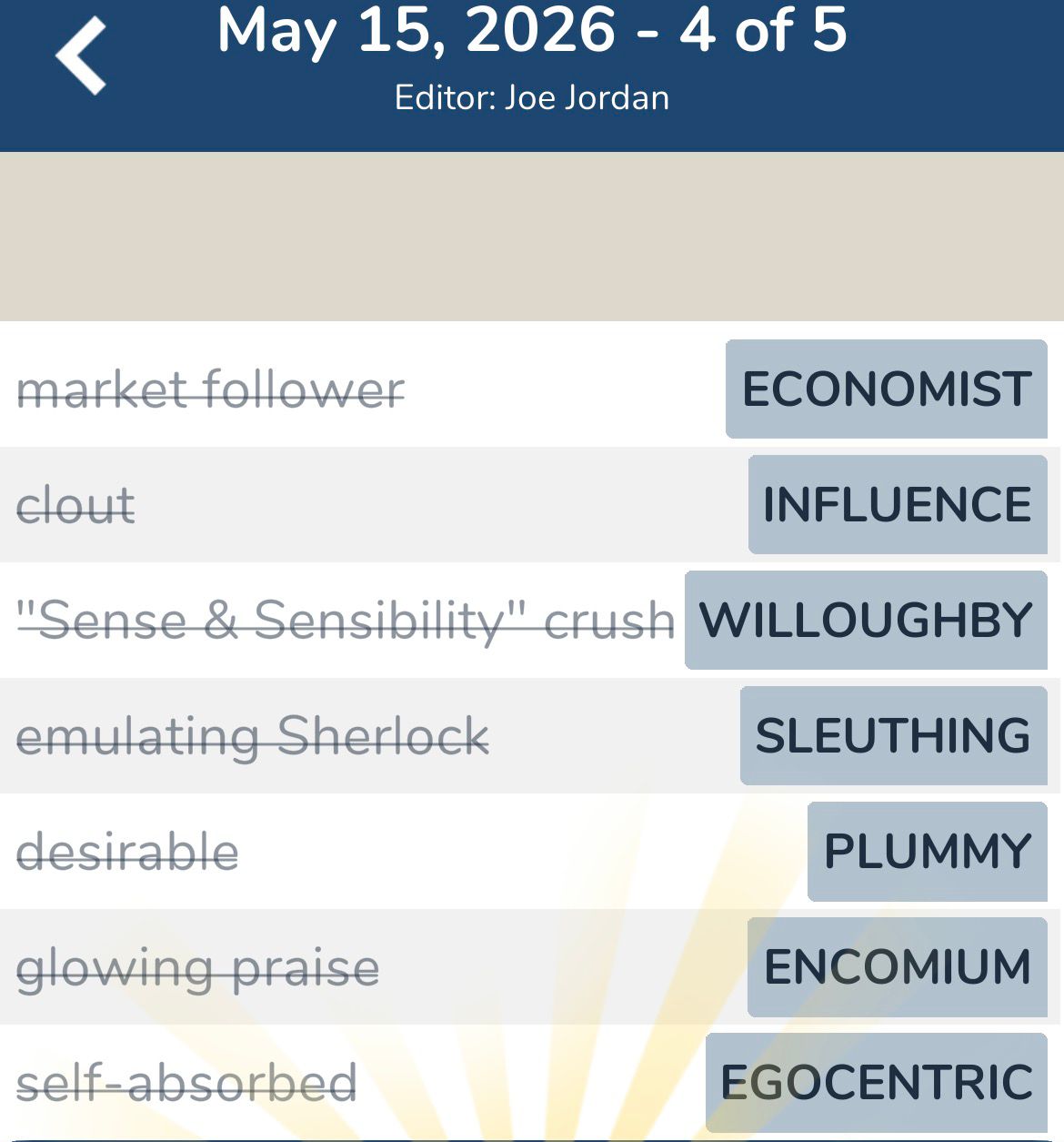 7 Little Words May 15 2026 4