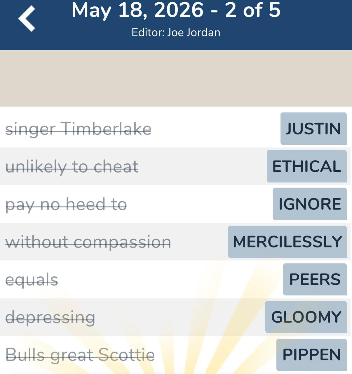 7 Little Words May 18 2026 2