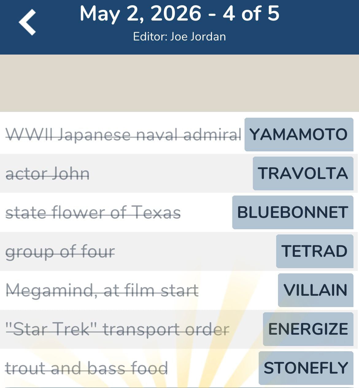 7 Little Words May 2 2026 4