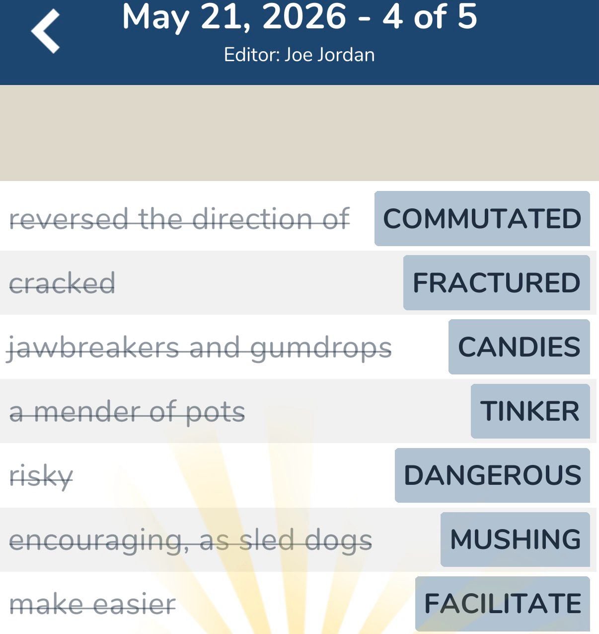 7 Little Words May 21 2026 4 7 Little Words May 21 2026 4