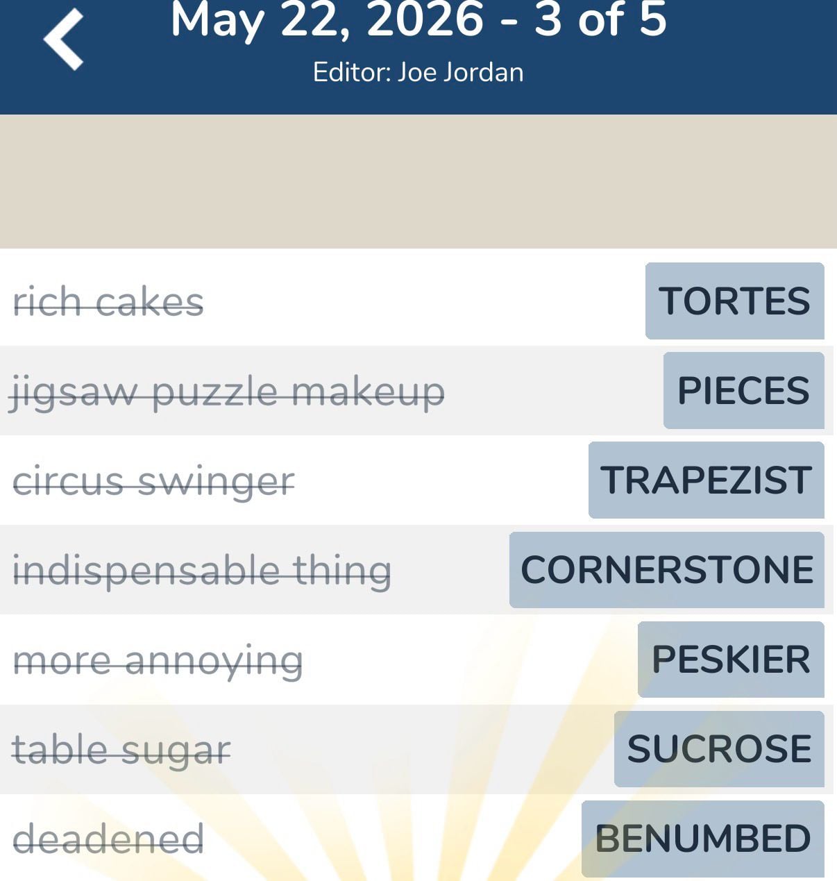 7 Little Words May 22 2026 3 7 Little Words May 22 2026 3