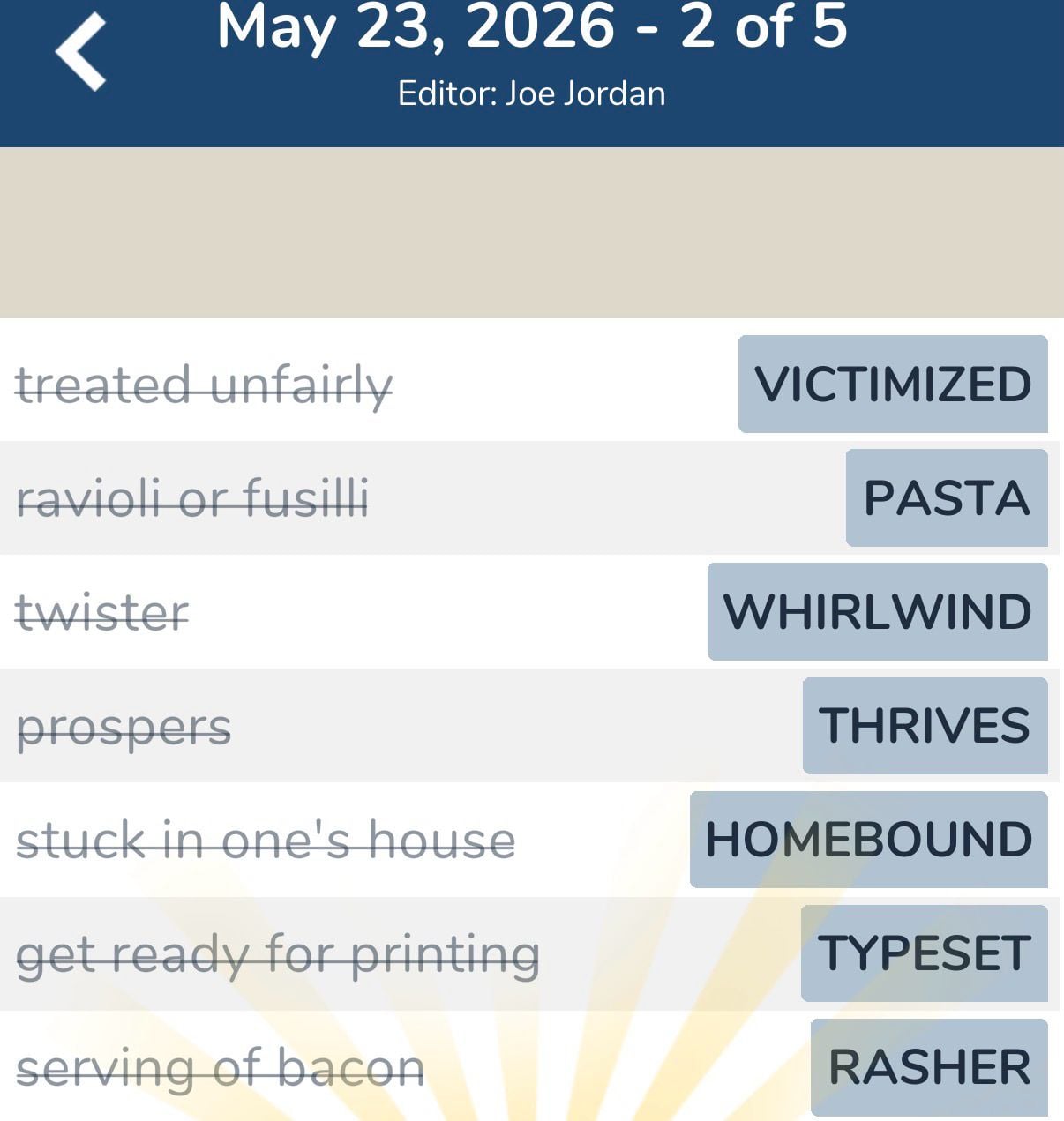 7 Little Words May 23 2026 2