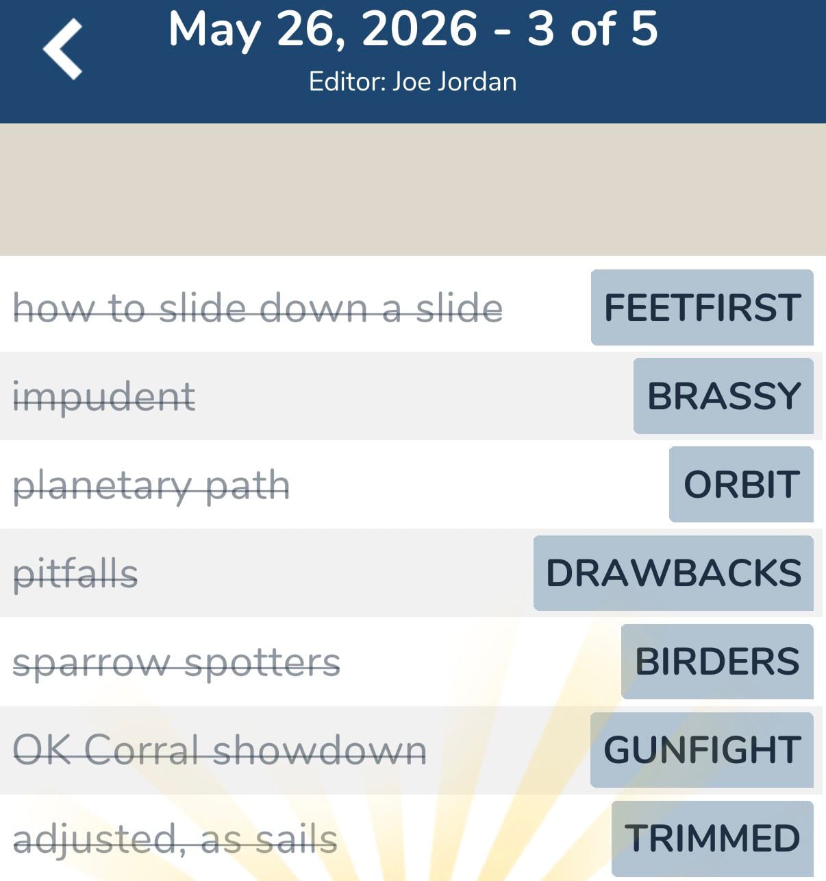 7 Little Words May 26 2026 3 7 Little Words May 26 2026 3