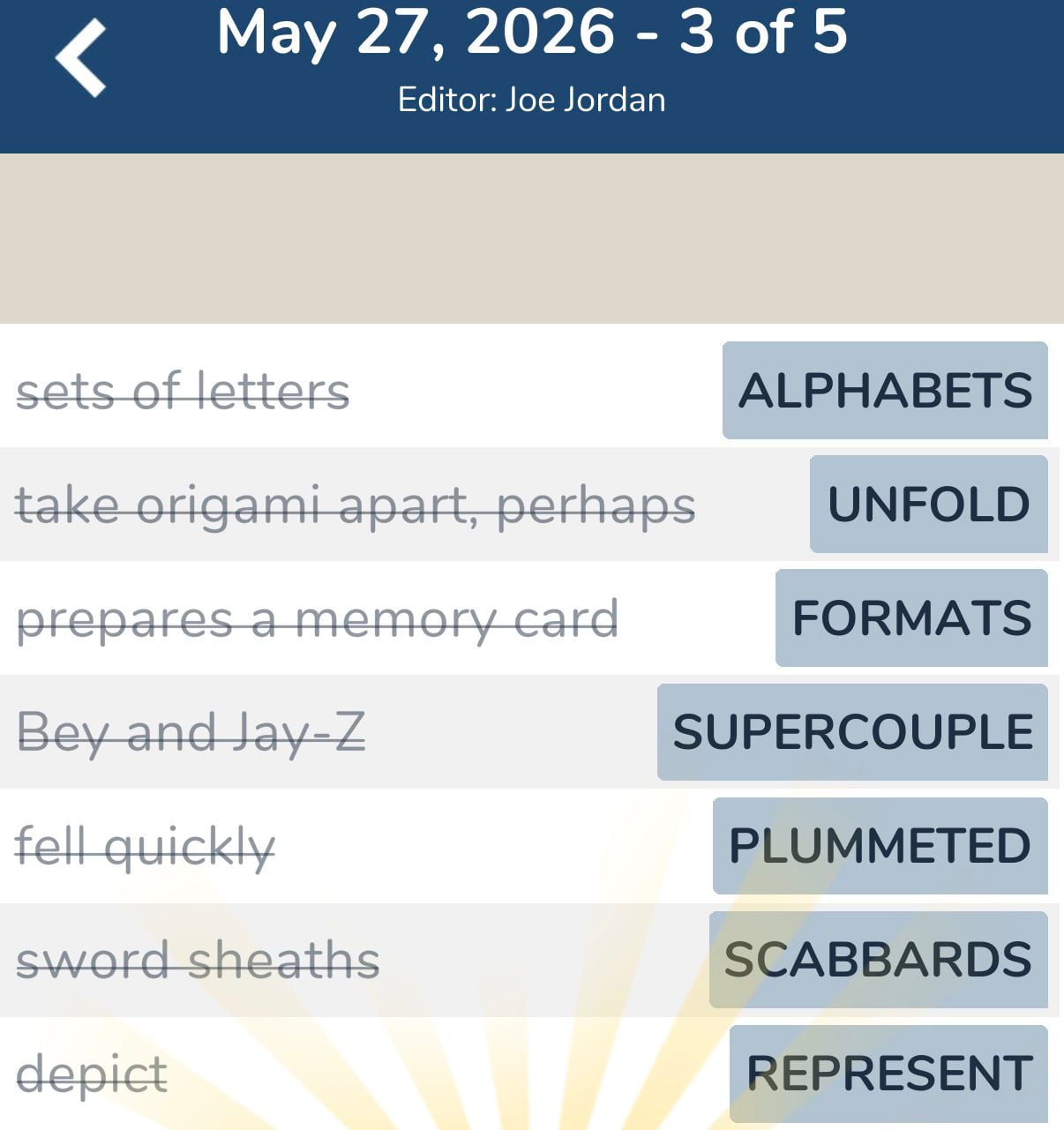 7 Little Words May 27 2026 3 7 Little Words May 27 2026 3
