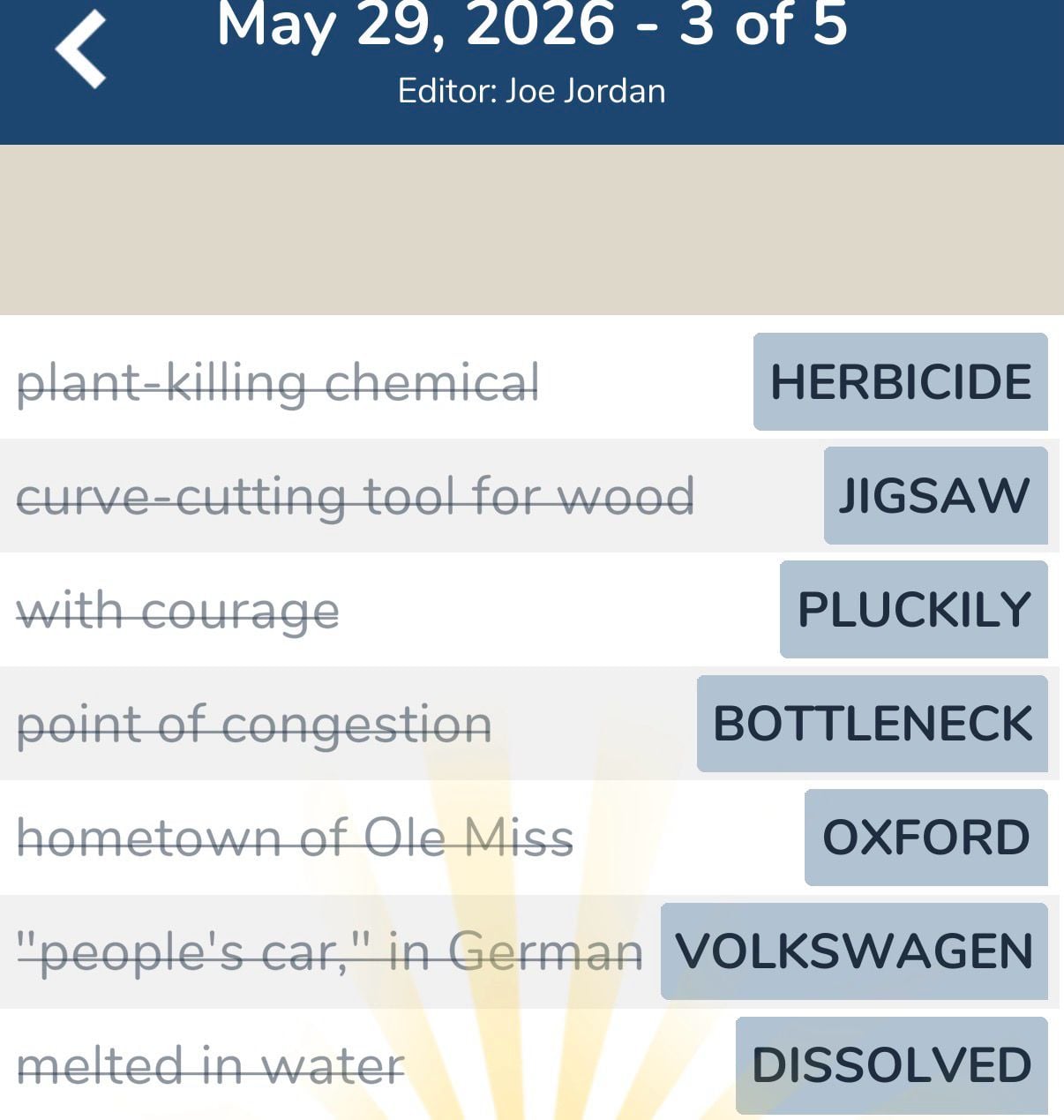 7 Little Words May 29 2026 3 7 Little Words May 29 2026 3