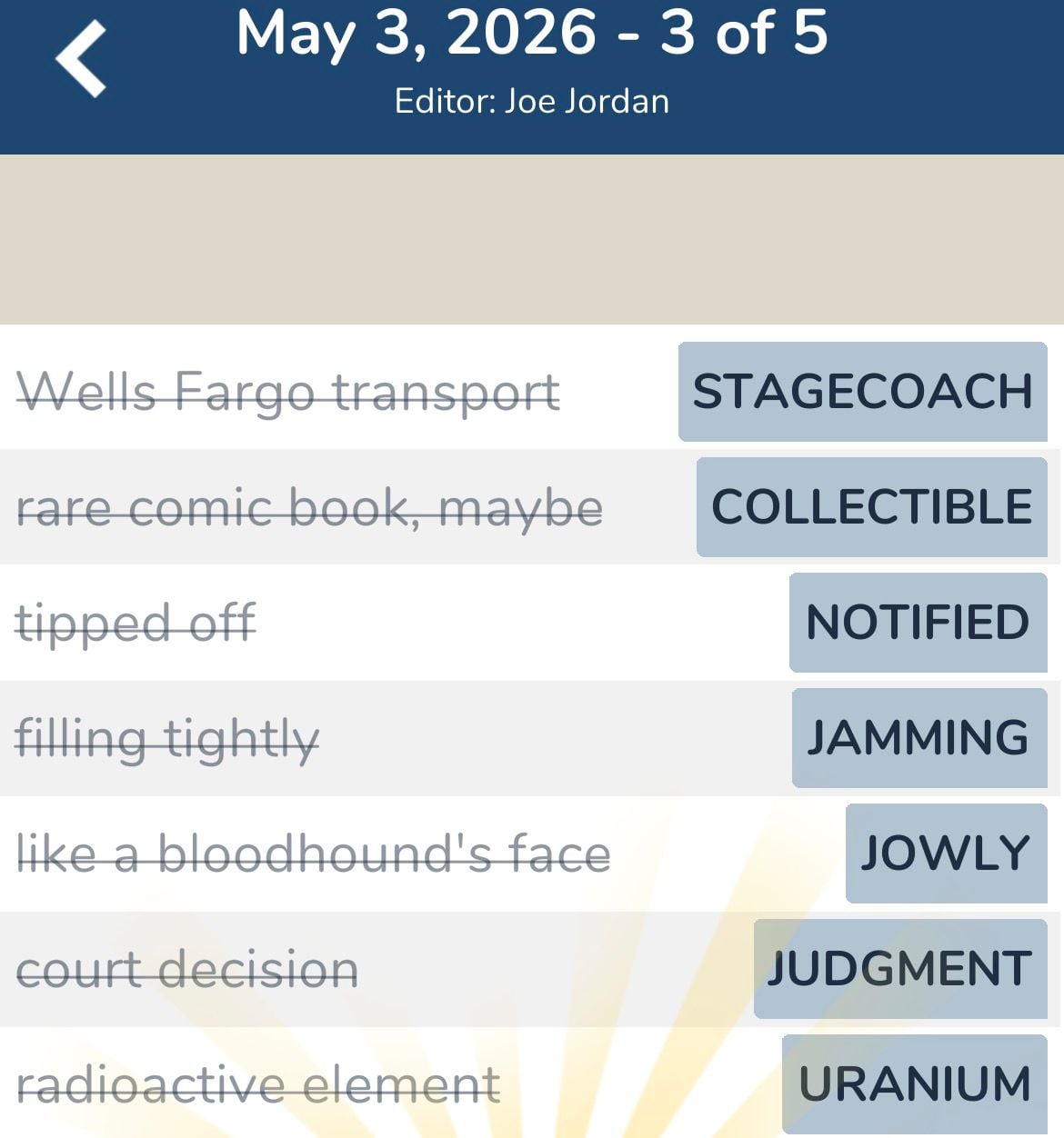 7 Little Words May 3 2026 3