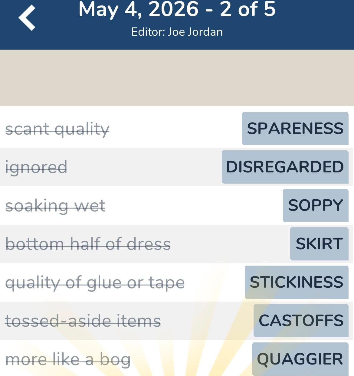 7 Little Words May 4 2026 2