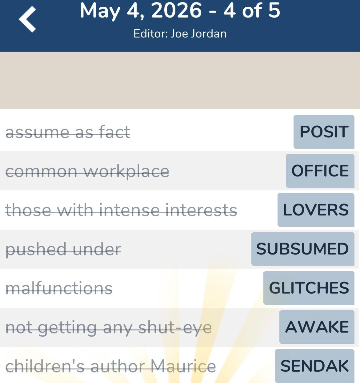 7 Little Words May 4 2026 4