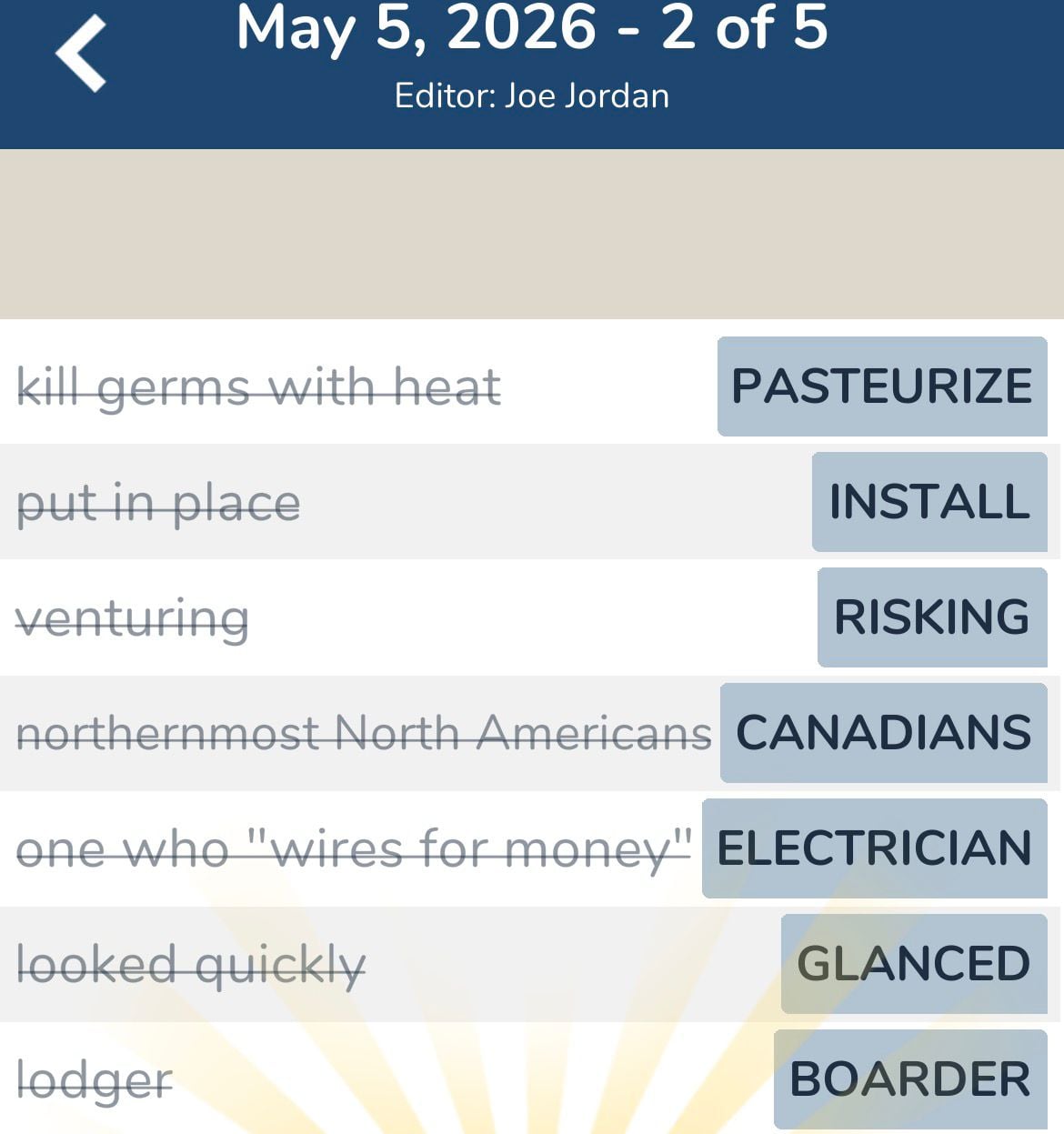 7 Little Words May 5 2026 2