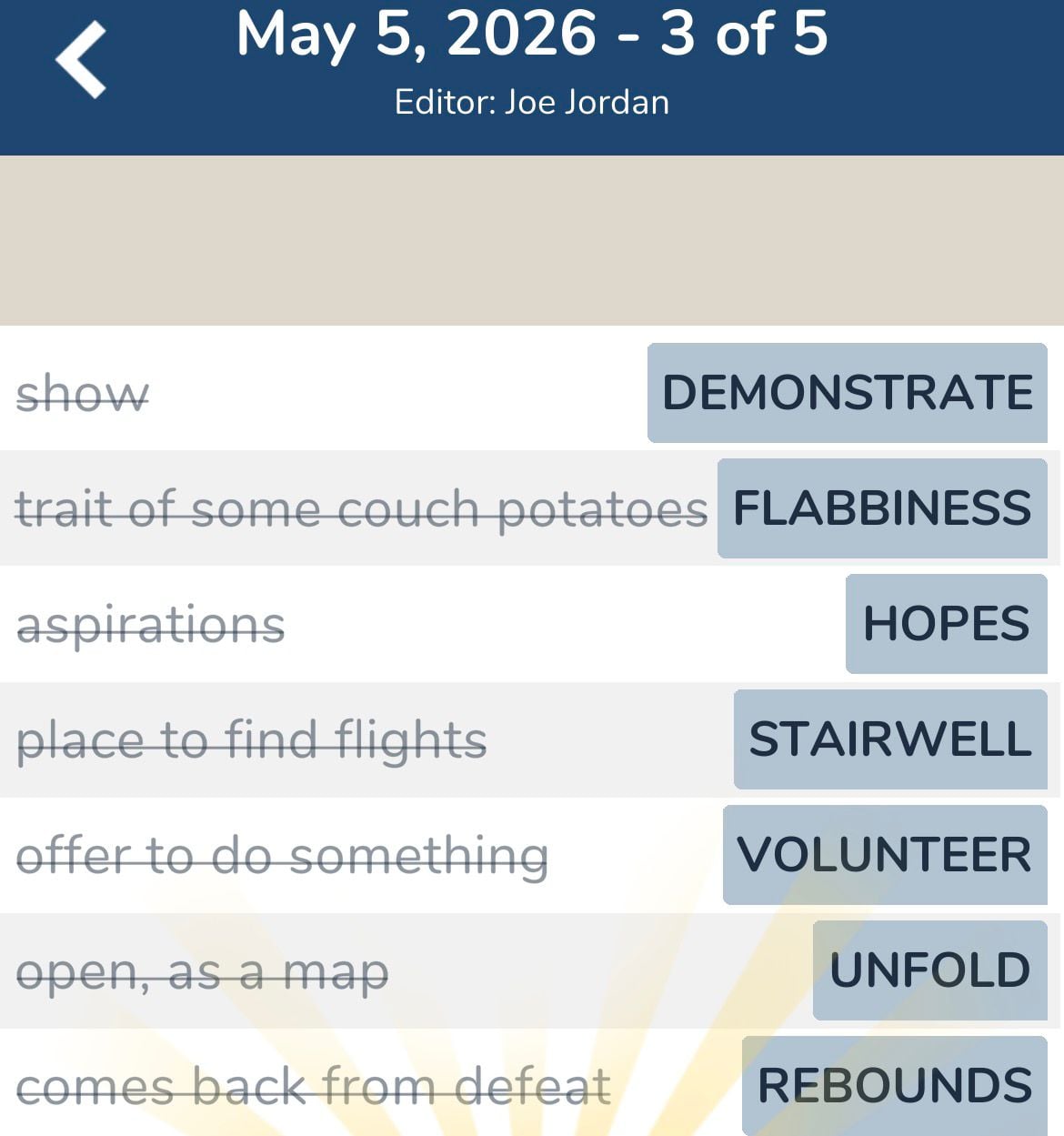 7 Little Words May 5 2026 3
