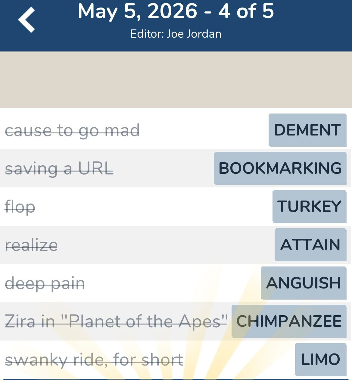 7 Little Words May 5 2026 4
