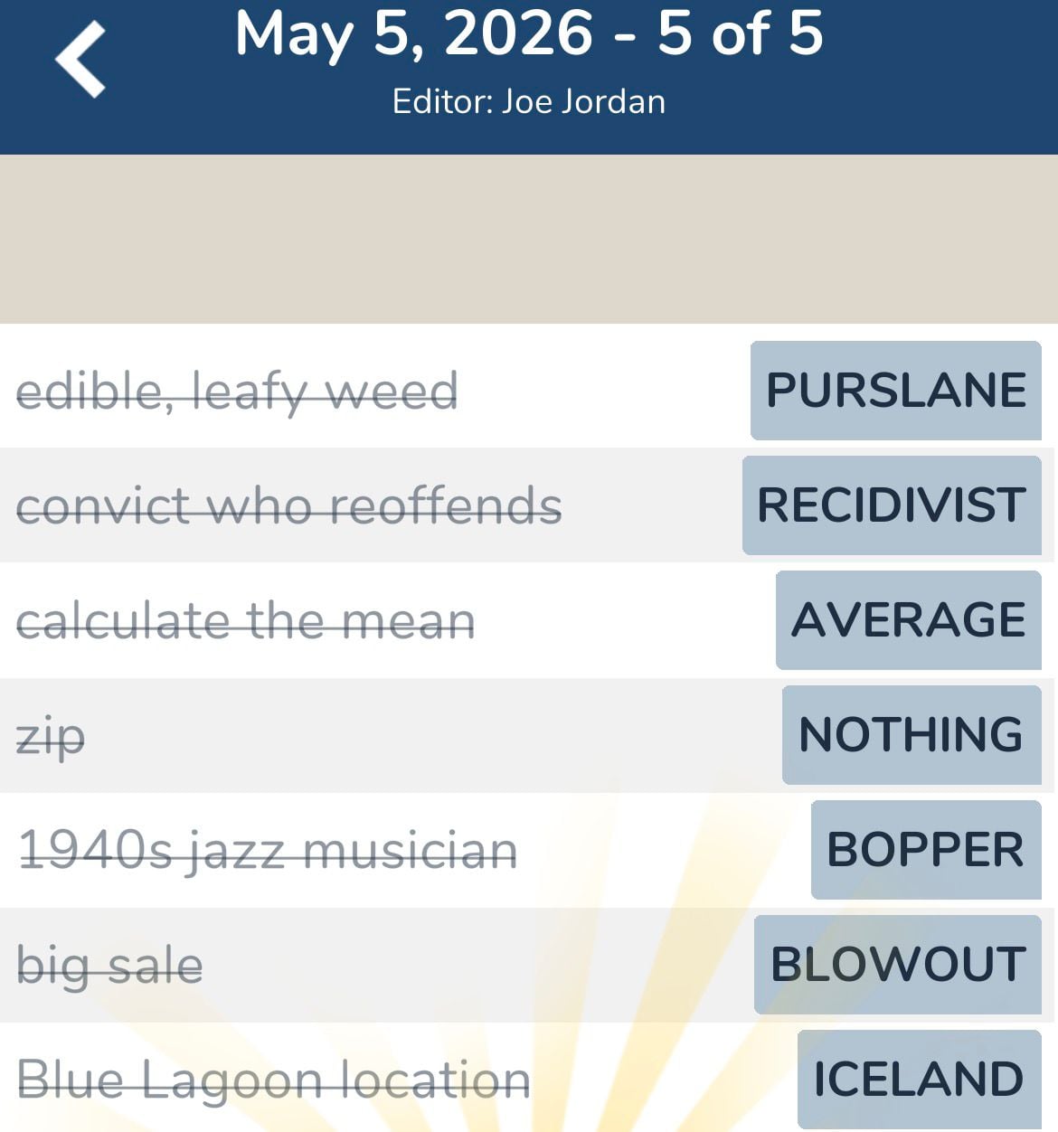 7 Little Words May 5 2026 5