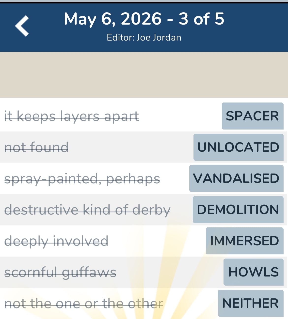 7 Little Words May 6 2026 3