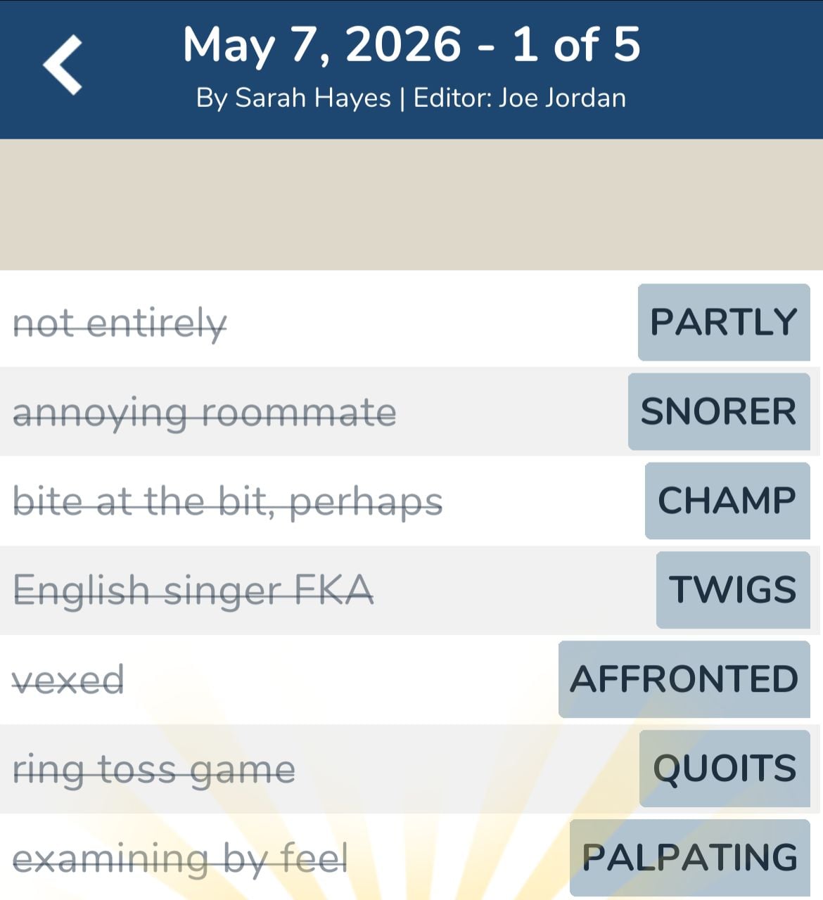 7 Little Words May 7 2026 1