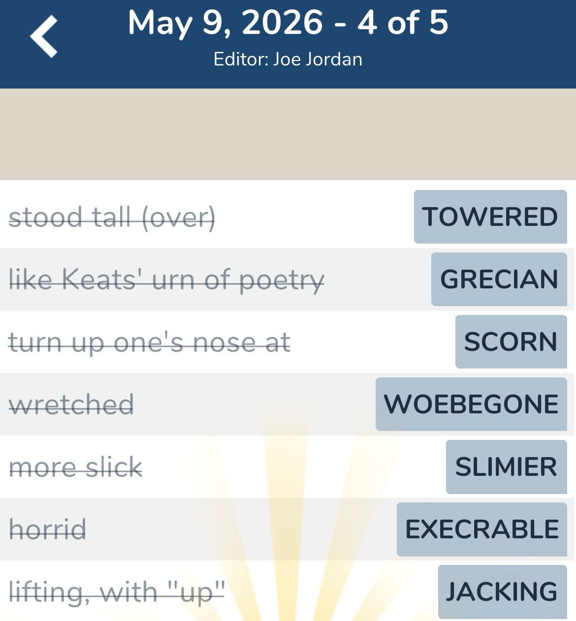 7 Little Words May 9 2026 4