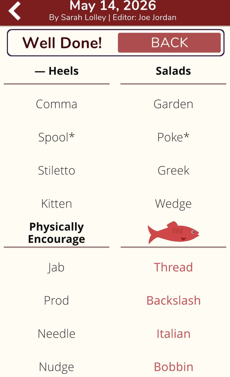 7 Little Words Red Herring May 14 2026