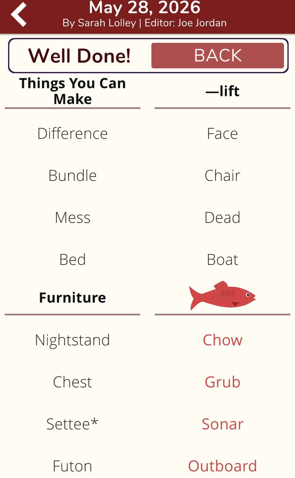 7 Little Words Red Herring May 28 2026 7 Little Words Red Herring May 28 2026