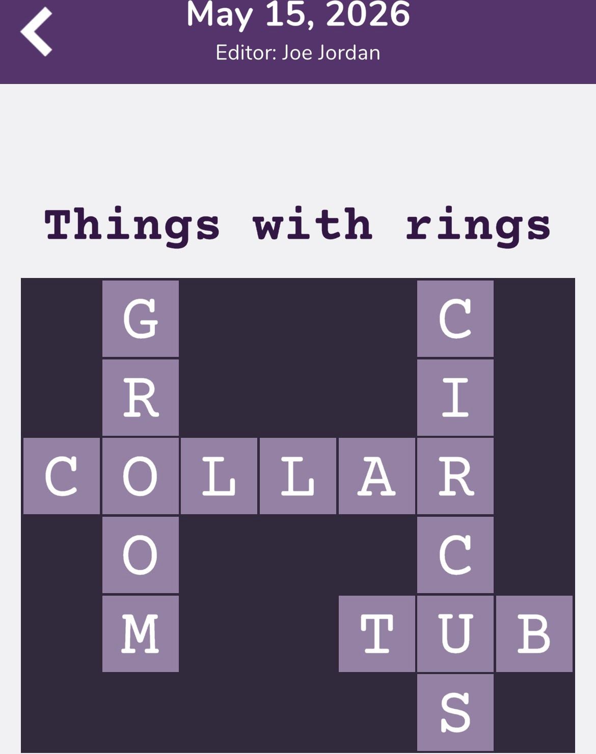 7 Little Words Tiny Little Crosswords May 15 2026 7 Little Words Tiny Little Crosswords May 15 2026