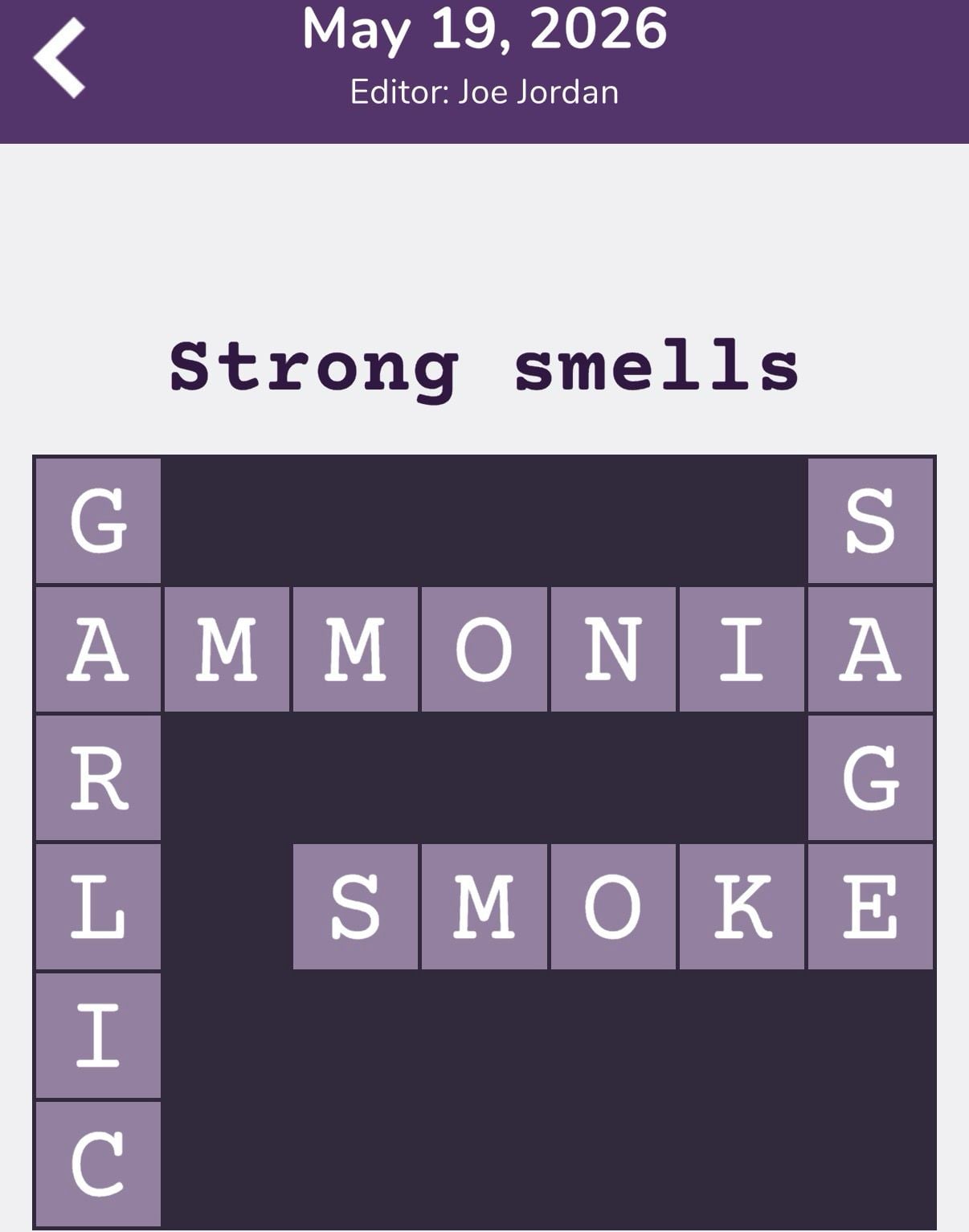 7 Little Words Tiny Little Crosswords May 19 2026