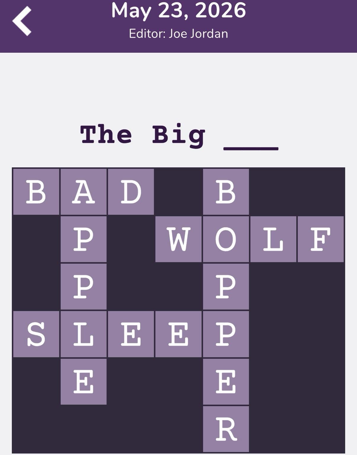 7 Little Words Tiny Little Crosswords May 23 2026 7 Little Words Tiny Little Crosswords May 23 2026