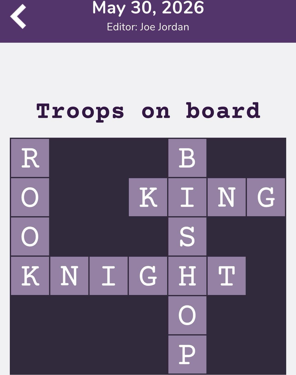 7 Little Words Tiny Little Crosswords May 30 2026 7 Little Words Tiny Little Crosswords May 30 2026