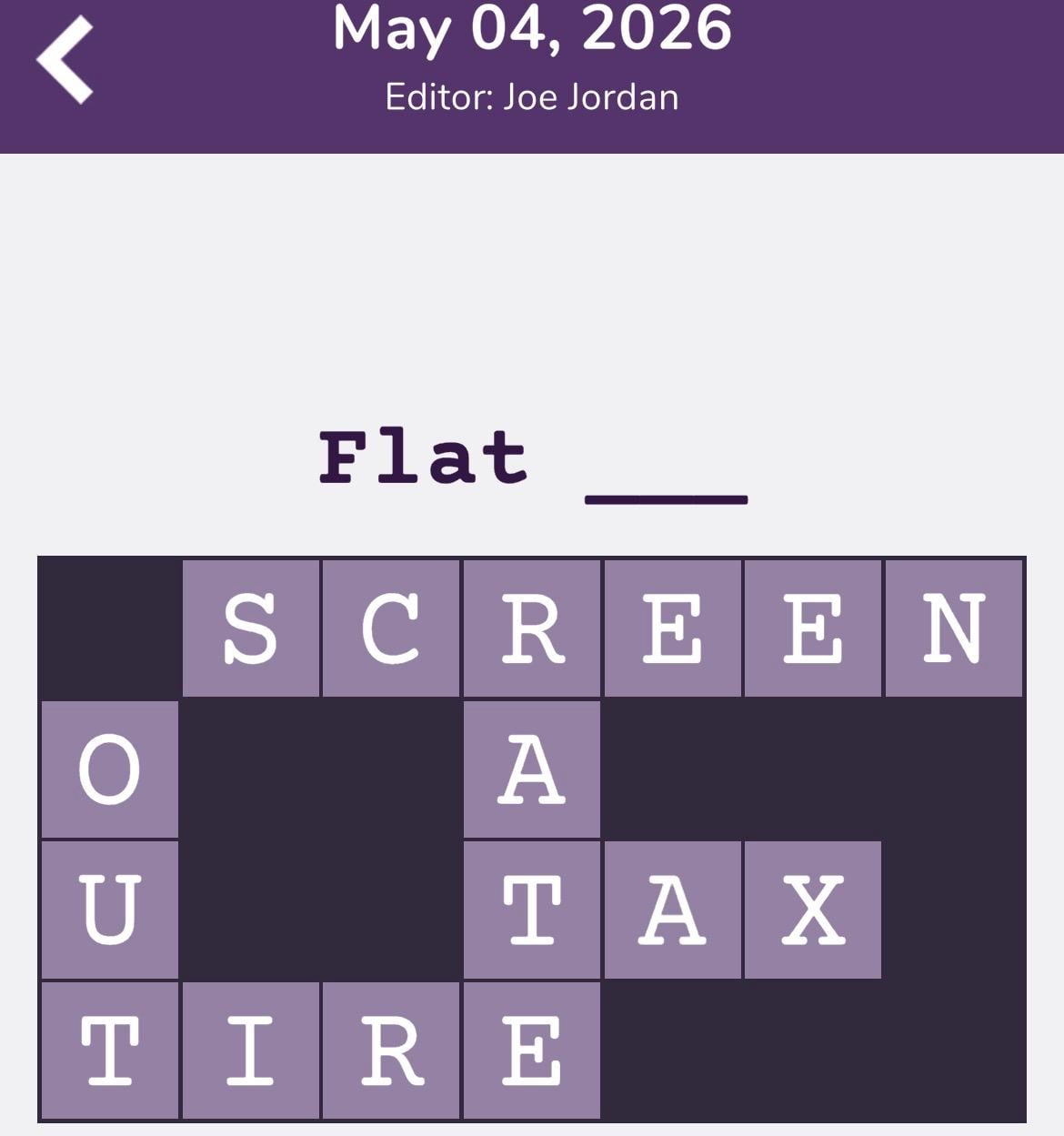7 Little Words Tiny Little Crosswords May 4 2026