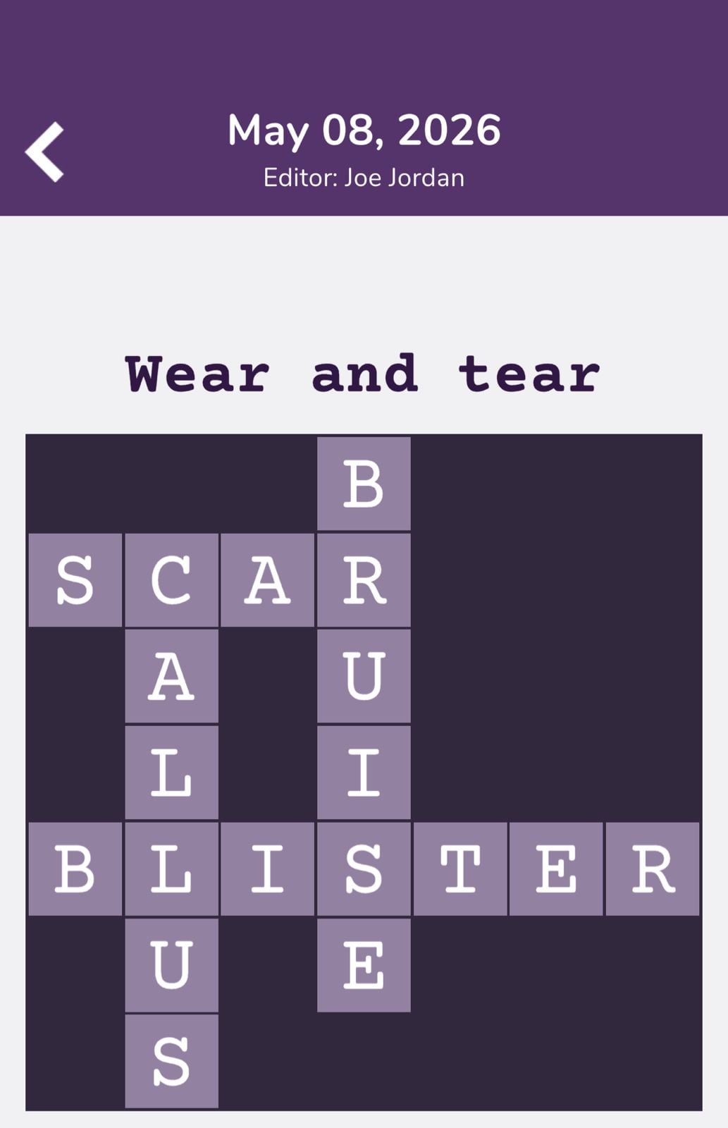 7 Little Words Tiny Little Crosswords May 8 2026